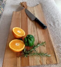 Amazing Rectangle Cutting board with shaped handle by Denver